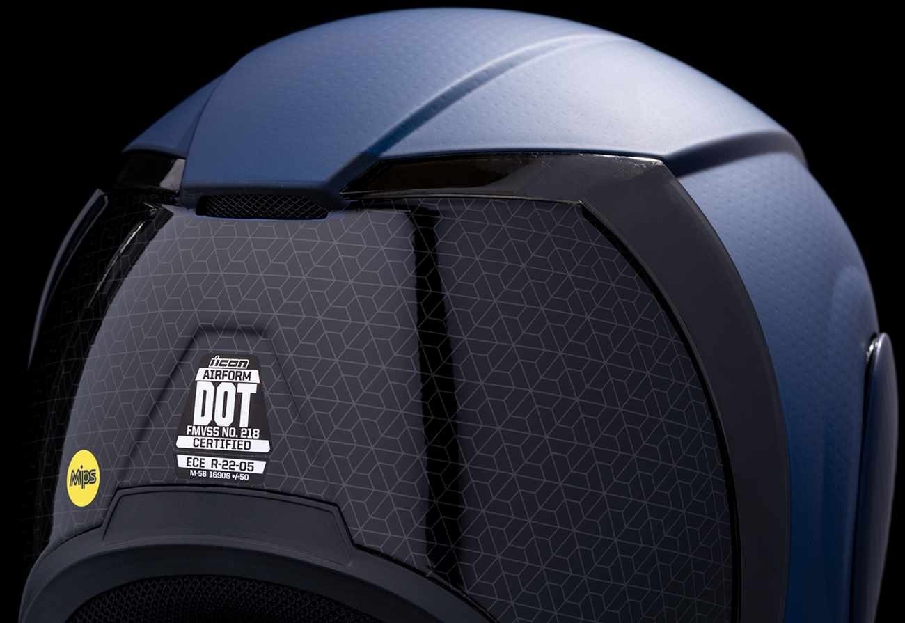 OPEN BOX NEW ICON Airform™ Helmet - MIPS® - Counterstrike - Blue - Small 0101-15079