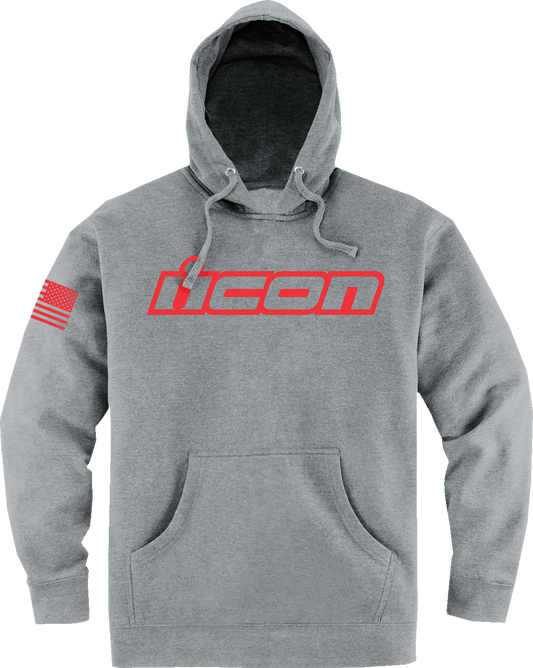 ICON Clasicon™ Hoodie - Heather Gray - 2XL 3050-6531