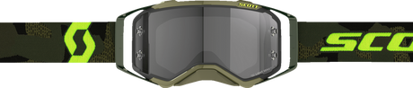 SCOTT Prospect Goggle - Khaki Green/Neon Yellow - Light Sensitive Gray 272820-7701327