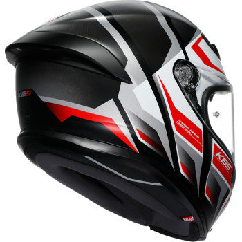 AGV K6 S Helmet - Karve - Matte Black/White/Red - 2XL 2118395002-025-XXL