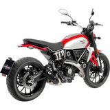 LEOVINCE LV-10 Slip-On Muffler - Black Scrambler 2023-2024  15266FB