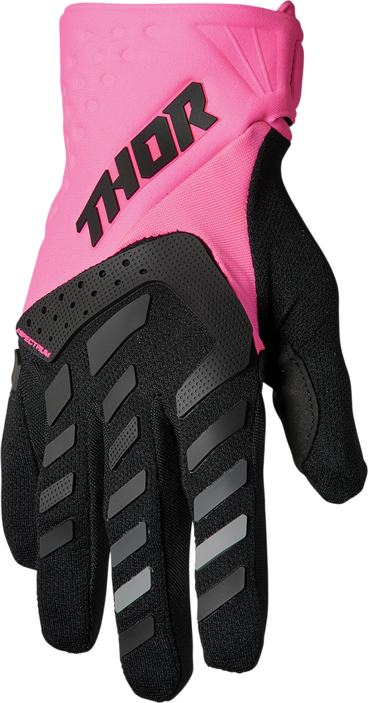 THOR Women's Spectrum Gloves - Fluo Pink/Black - Medium 3331-0208