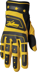 THOR Hallman Digit Gloves - Black/Yellow - Medium 3330-6778