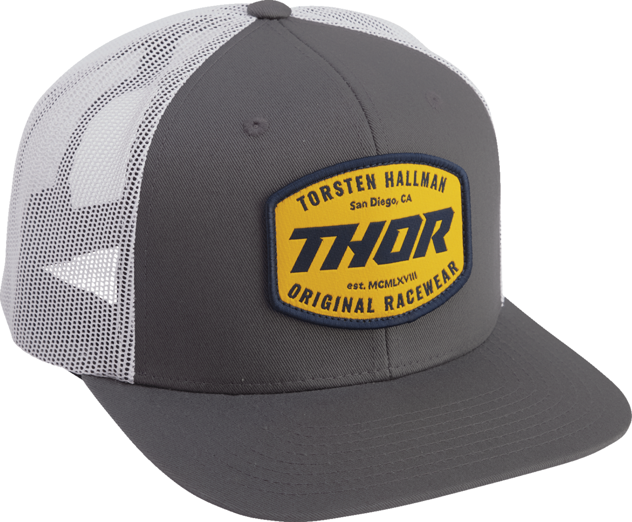 THOR Caliber Hat - Gray/Yellow 2501-4155