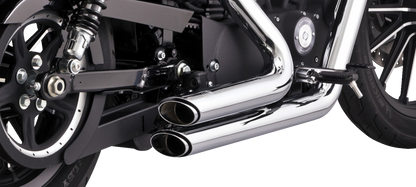 VANCE & HINES Shortshots Staggered Exhaust System - Chrome 17329