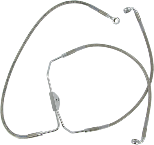 DRAG SPECIALTIES Brake Line - Front (Lower/Upper) - Stainless Steel 620085