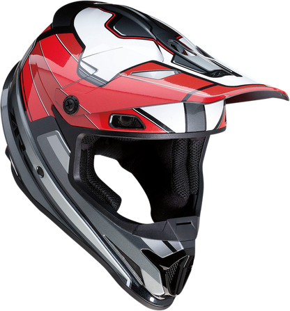 Z1R Rise Helmet - MC - Red/Gray - XS 0110-7208