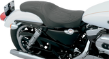 DRAG SPECIALTIES Asiento Predator - Cosido con llamas - XL '04-'22 SIN PARACHOQUES DE GOMA 0804-0399 