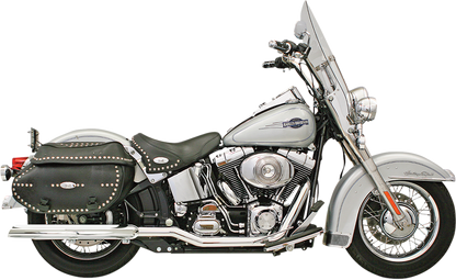 BASSANI XHAUST Tru Dual Exhaust - '07-'17 Softail SFT-212