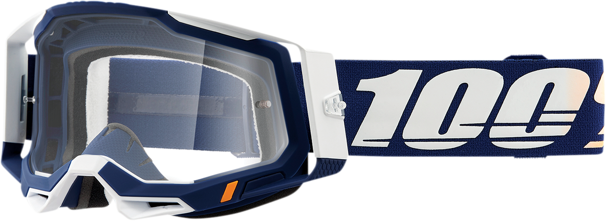 100% Racecraft 2 Goggles - Concordia - Clear 50121-101-07