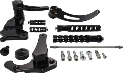 ACCUTRONIX Forward Control - Black - Slotted FC405-SSAKB