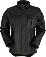 Z1R Motz Leather Shirt - Black - 3XL 2810-3398