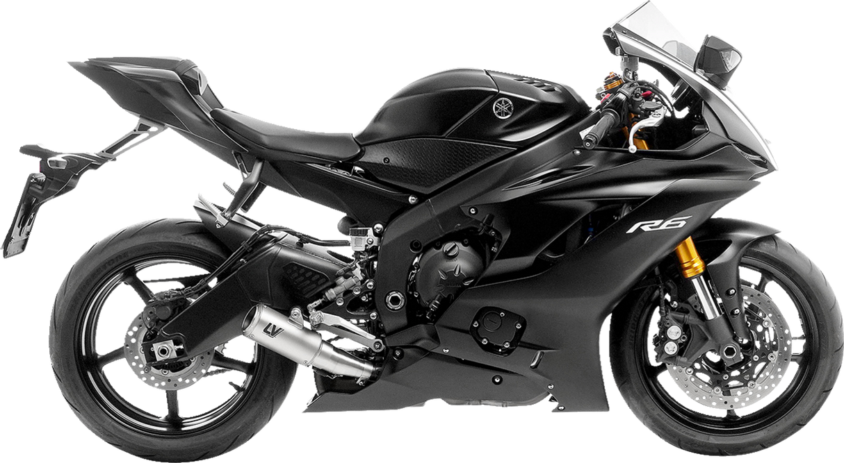 LEOVINCE LV Corsa Muffler - Titanium for YZF-R6 2006-2020  15403TU