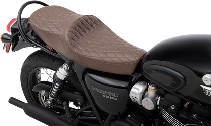 Z1R Low TR Seat - Diamond - Brown - Vinyl 0810-2219