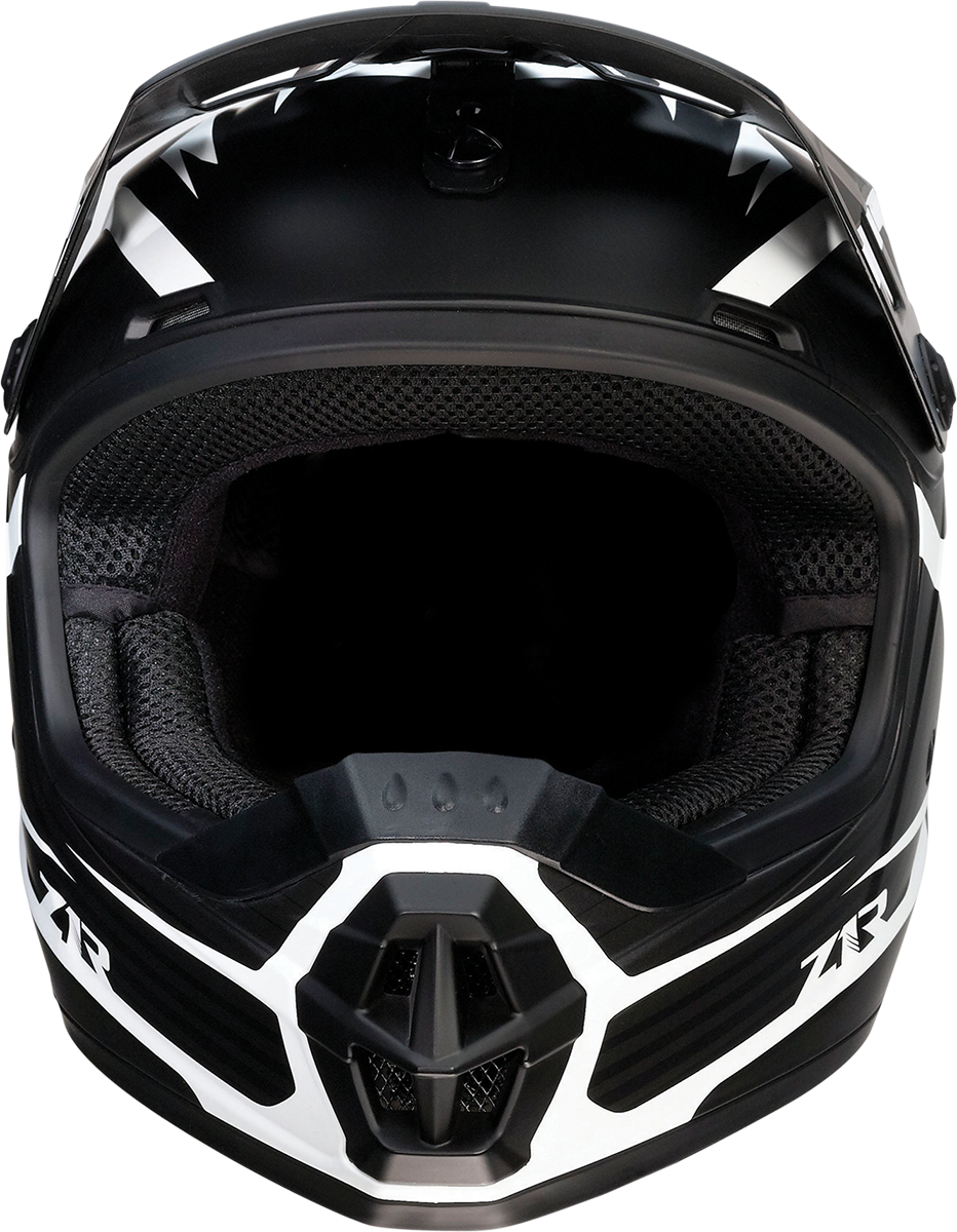 Z1R Youth Rise Helmet - Flame - Black - Large 0111-1441