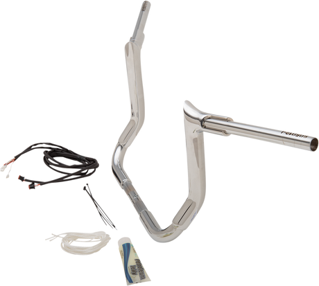 FAT BAGGERS INC. Handlebar Kit - Pointed Top - 12" - Chrome 809212