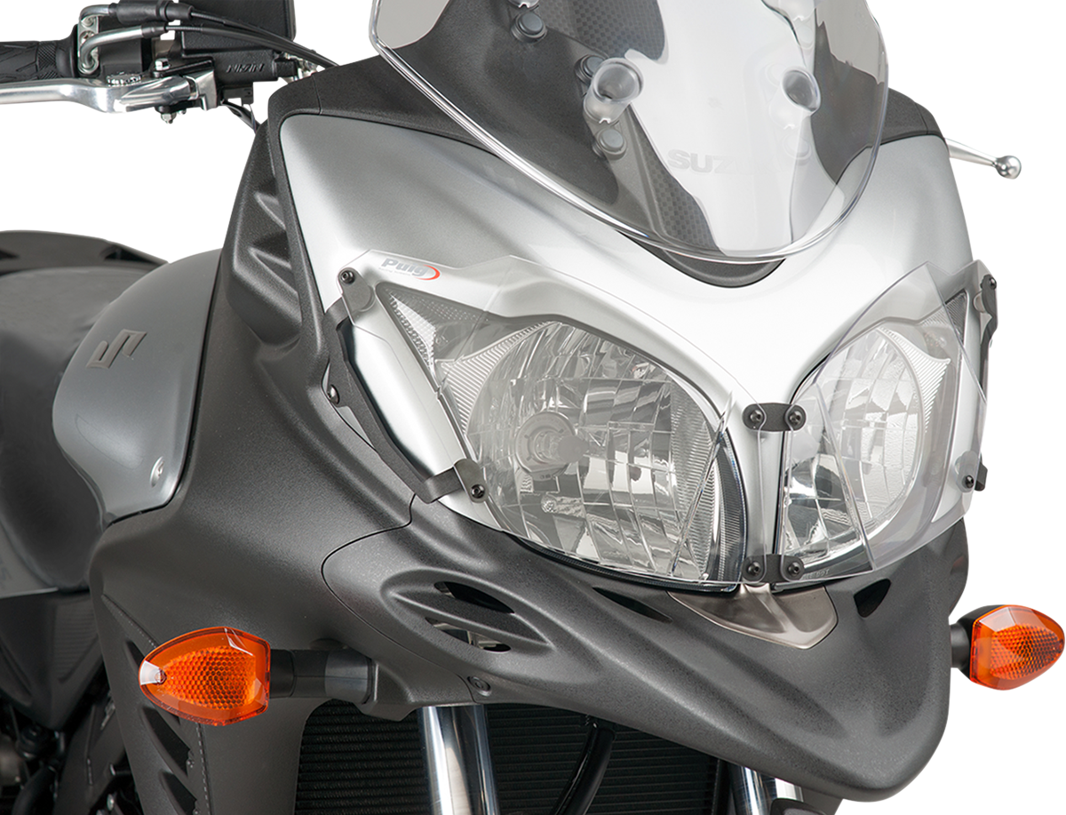 PUIG HI-TECH PARTS Protective Headlight Cover - VSTRM650 - Clear 8125W