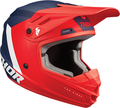 THOR Youth Sector Helmet - Chev - Red/Navy - Large 0111-1474