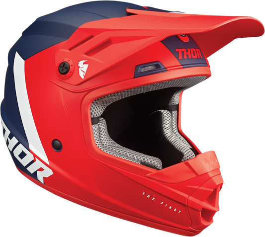 THOR Youth Sector Helmet - Chev - Red/Navy - Medium 0111-1473