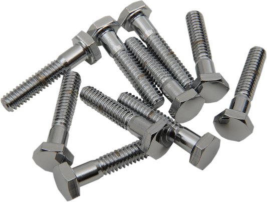 DRAG SPECIALTIES Bolts - Hex-Head - Chrome - 1/4"-20 x 1" MPB116