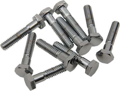 DRAG SPECIALTIES Bolts - Hex-Head - Chrome - 1/4"-20 x 1-1/2" MPB118