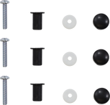 POWERMADD Windshield - 9.5" - Black - Ski Doo 13021