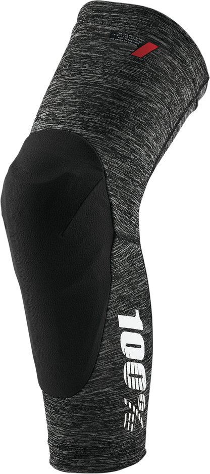 100% Teratec Knee Guards - Gray/Black - Small 70003-00005