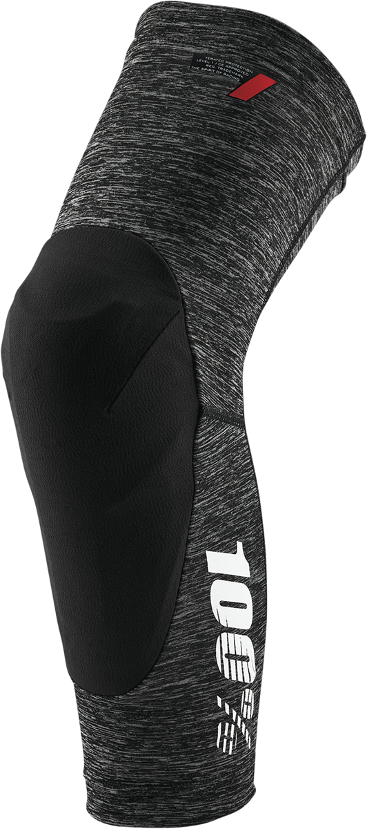 100% Teratec Knee Guards - Gray/Black - XL 70003-00008