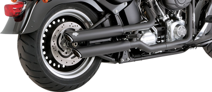 VANCE & HINES 3" Twin Slash Slip-On Mufflers - Black 46343