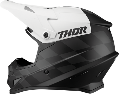 THOR Sector Helmet - Birdrock - Black/White - Medium 0110-7354