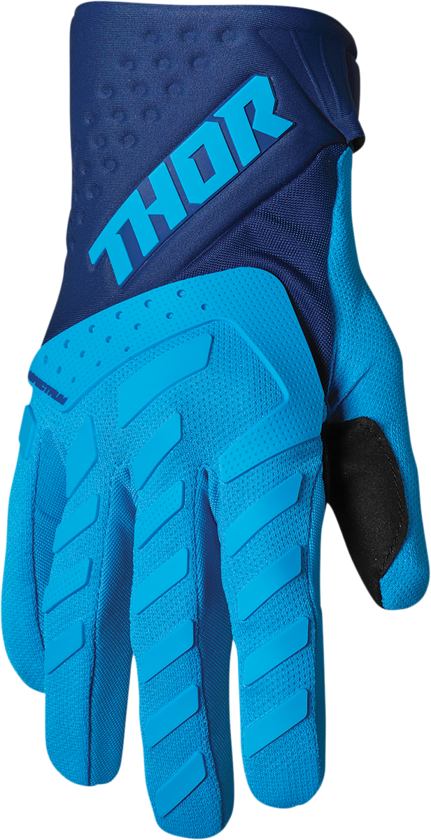 THOR Youth Spectrum Gloves - Blue/Navy - XS 3332-1603