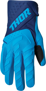 THOR Youth Spectrum Gloves - Blue/Navy - XS 3332-1603