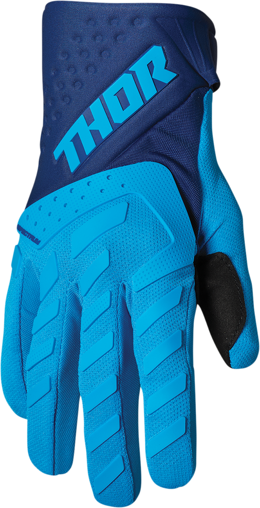THOR Youth Spectrum Gloves - Blue/Navy - Medium 3332-1605