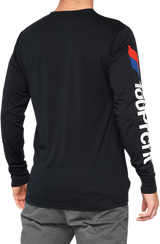 100% Aster Tech T-Shirt - Long-Sleeve - Black - Small 35029-001-10