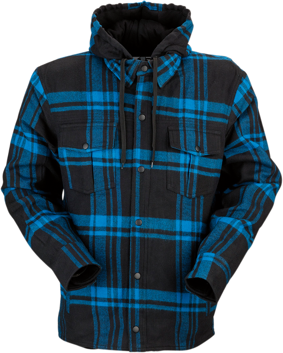 Z1R Timber Flannel Shirt - Black/Blue - 3XL 3040-2845