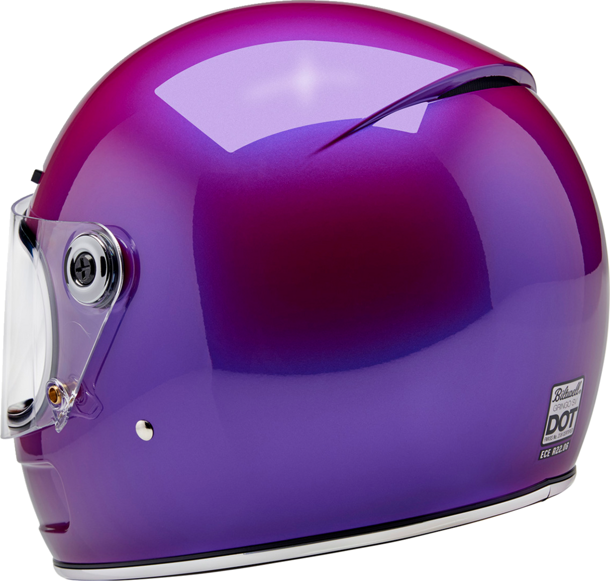 BILTWELL Gringo SV Helmet - Metallic Grape - XS 1006-339-501