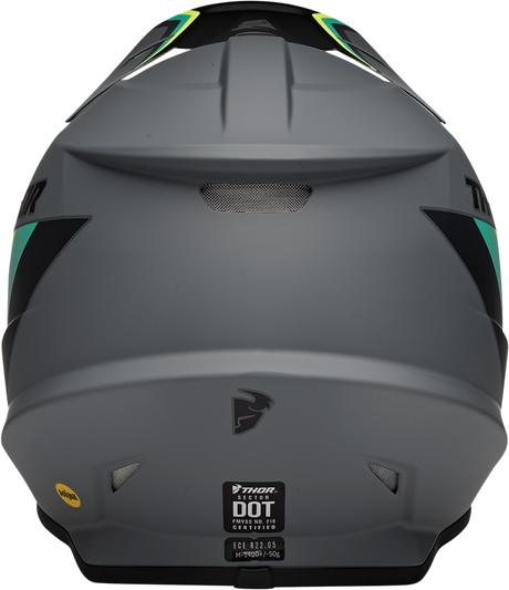 THOR Sector Helmet - Runner - MIPS - Gray/Teal - XS 0110-7302