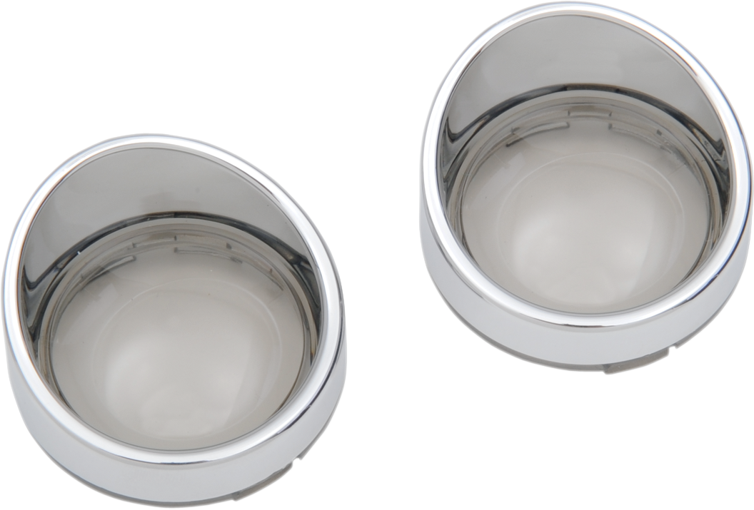 DRAG SPECIALTIES Bisel/Lentes estilo visera - Ahumado L22-6828M