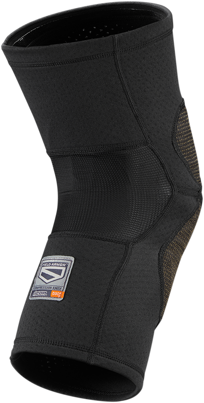 ICON Field Armor™ Compression Knee Guards - Black - Large 2704-0502