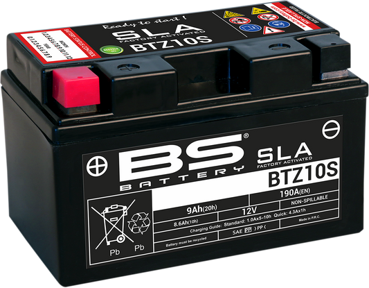 BS BATTERY Battery - BTZ10S (YTZ) 300636-1