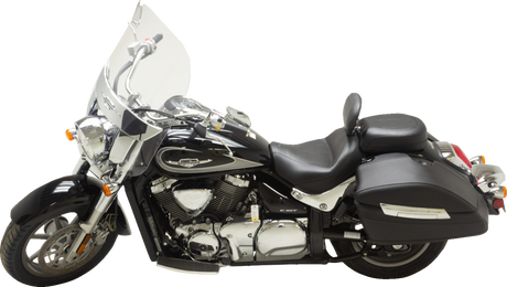 MUSTANG Recessed Wide Touring Seat - Passenger - Black w/o Studs - C90T '15-'19 89207