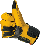 BILTWELL Borrego Gloves - Gold/Black - XL 1506-0701-305