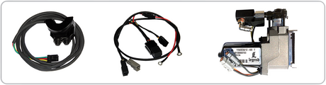 LEGEND SUSPENSION AIR-A V-Rod Adjustable AIR Suspension - Black - V-Rod 1311-0109