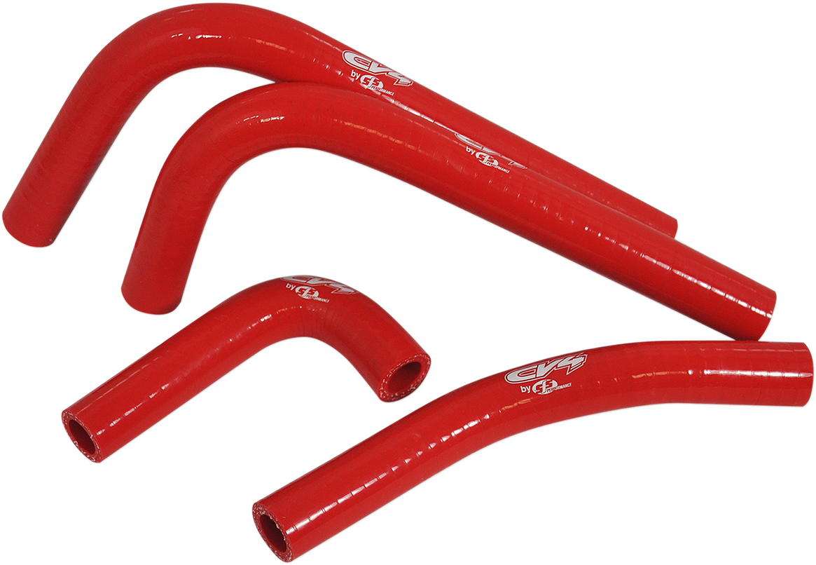 CV4 Radiator Hose Kit - Red - Kawasaki SFSMBC267R