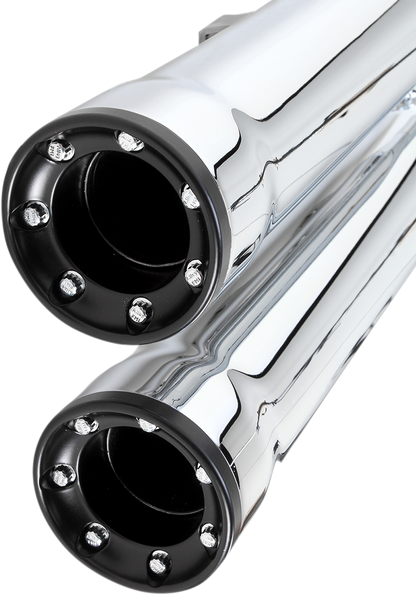 COBRA 3" RPT Mufflers for '07-'13 XL - Chrome 6080