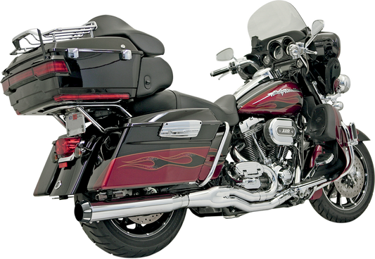 BASSANI XHAUST B4 2:1 Exhaust - Chrome - Straight Can FLH-757