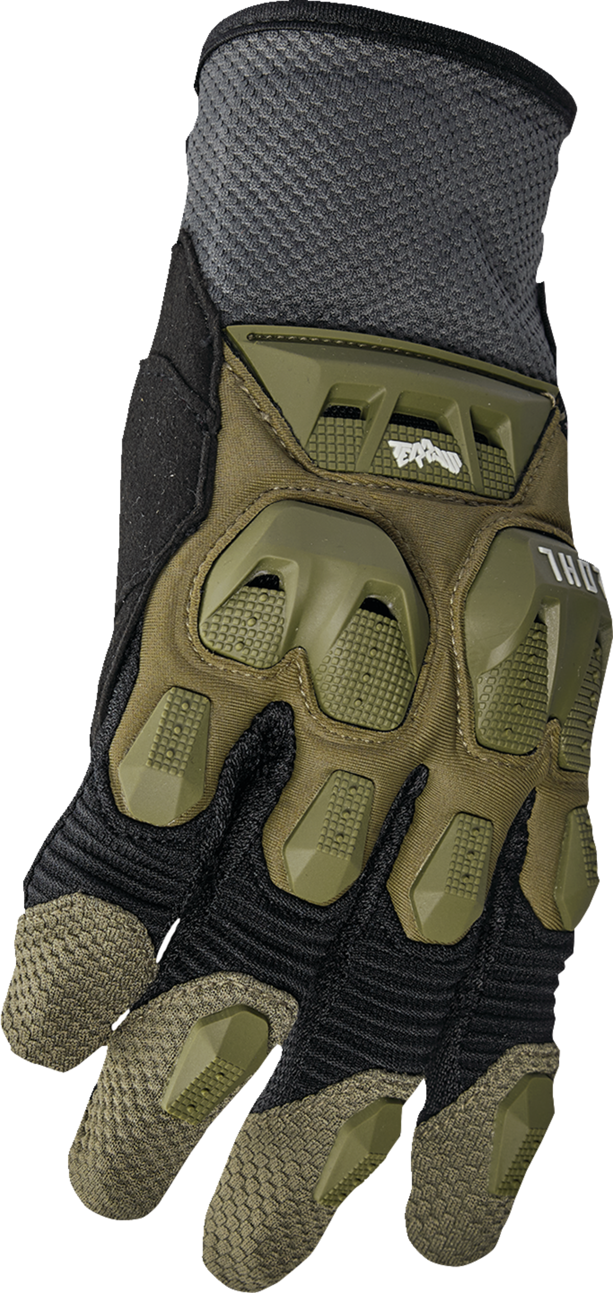 THOR Terrain Gloves - Army/Charcoal - Medium 3330-7287