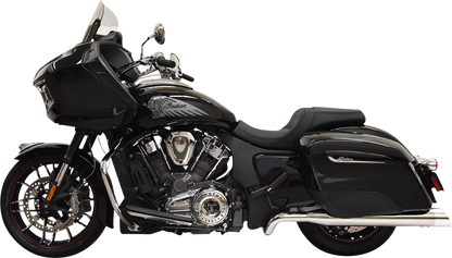 BASSANI XHAUST Exhaust Dual Challenger - Chrome Indian Challenger 2020-2021 8H16S