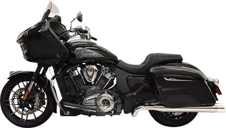 BASSANI XHAUST Exhaust Dual Challenger - Chrome Indian Challenger 2020-2021 8H16S
