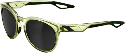 100% Campo Sunglasses - Olive - Black Mirror 61026-296-61